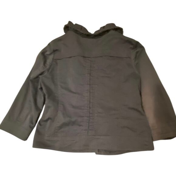 Sandro Sportswear Navy Blue Utility Jacket Drawstring Waist Size M - Picture 2 of 7